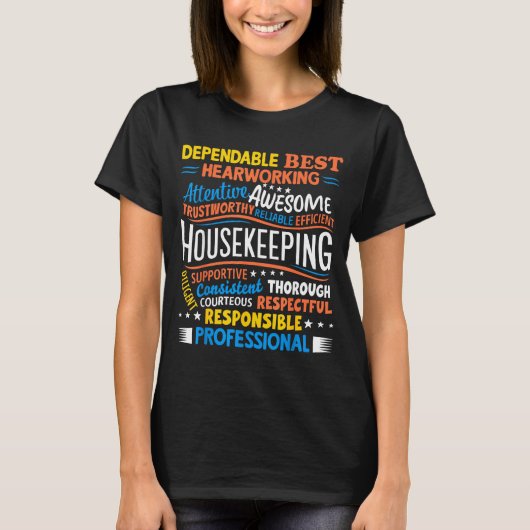 Housekeeng Appreciation Environmental Services Wee T-Shirt (Vorderseite)