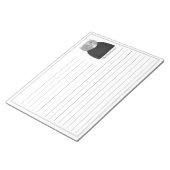 HOUSEKEEPER CAT 11x8.5 Notepad Notizblock (angewinkelt)
