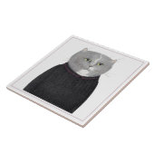 HOUSEKEEPER CAT 6" Square Keramik Tile Fliese (Seite)