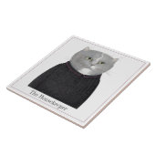 HOUSEKEEPER CAT 6" Square Keramik Tile + Text Fliese (Seite)