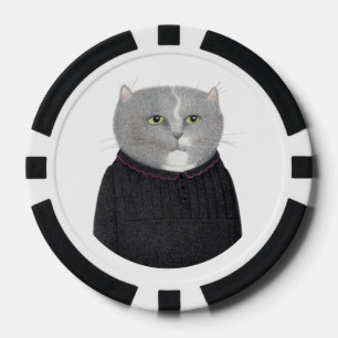 HOUSEKEEPER CAT-Poker-Chips Pokerchips