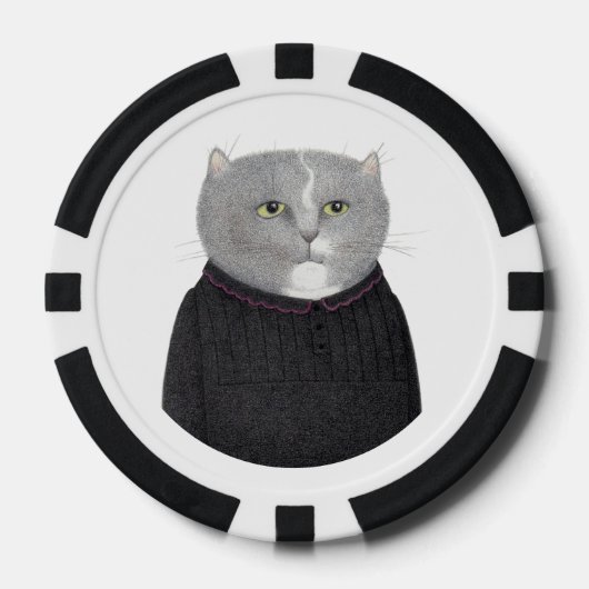 HOUSEKEEPER CAT-Poker-Chips Pokerchips (Vorderseite)