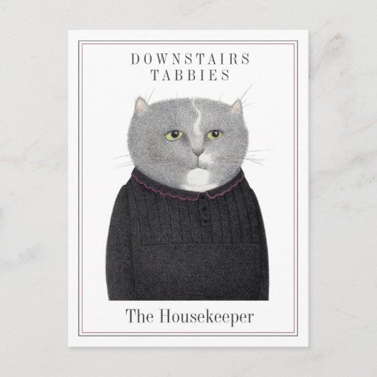 HOUSEKEEPER CAT Postkarte (Vorderseite)