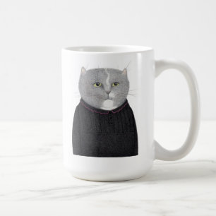 HOUSEKEEPER CAT Tall Weiße Tasse