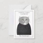 HOUSEKEEPER CAT Trading Card Mitteilungskarte (Vorderseite)