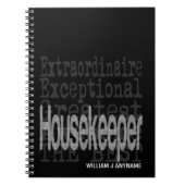 Housekeeper Extraordinaire CUSTOM Notizblock (Vorderseite)