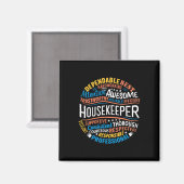 Housekeeper-Geschenke Funny Housekeeping Week Magnet (Vorderseite/Rückseite)