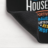 Housekeeper-Geschenke Funny Housekeeping Week Mousepad (Ecke)
