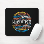 Housekeeper-Geschenke Funny Housekeeping Week Mousepad (Mit Mouse)