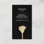 HouseKeeper Gold Feather Duster House Reinigung Visitenkarte (Rückseite)