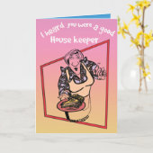 HouseKeeper-Scheidungskarte Karte (Gelbe Blume)