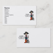 Housekeeper-Spaß Visitenkarte (Vorne/Hinten)
