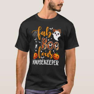 Housekeeper Spooky Housekeeper Halloween T-Shirt