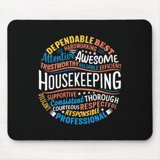Housekeeping Apprecife Gifts Environmental Serv Mousepad (Vorne)