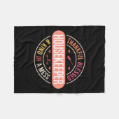 Housekeeping Apprecive Week Fleecedecke (Vorderseite (Horizontal))
