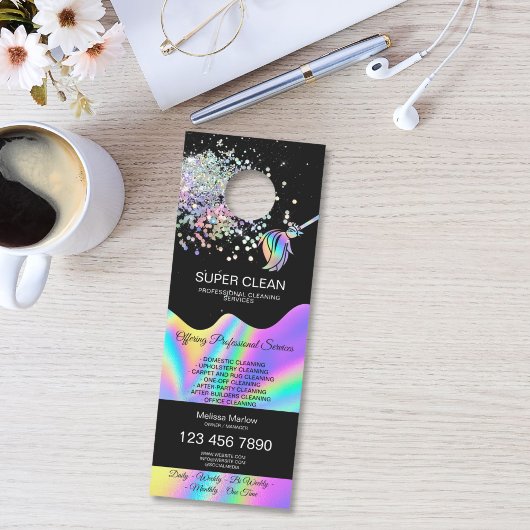 Housekeeping House Cleaning Maid Janitor Türanhänger