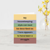 Housekeeping "Just for Fun" Witz Karte (Gelbe Blume)