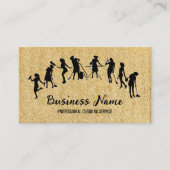 Housekeeping Maid Service Cleaning Professional Visitenkarte (Vorderseite)