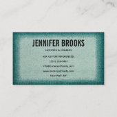 Housekeeping Maid Service Cleaning Professional Visitenkarte (Rückseite)