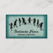 Housekeeping Maid Service Cleaning Professional Visitenkarte (Vorderseite)