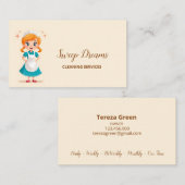 Housemaid Visitenkarte (Vorne/Hinten)