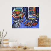 House'o Schnauzers Poster (Küche)