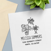 Houseplants Hobby Address Permastempel