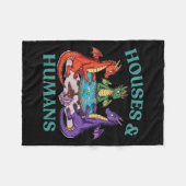 Houses And Humans Dragon Tabletop Rpg Fantasy Paro Fleecedecke (Vorderseite (Horizontal))