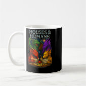 Houses And Humans Funny Novelty Rpg Gamers Men Wom Kaffeetasse (Links)
