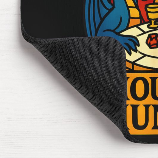 Houses And Humans Funny Rpg Nerdy Gamers Men Women Mousepad (Ecke)