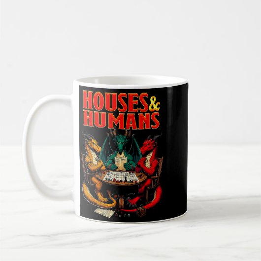 Houses And Humans Funny Tabletop Rpg Dice Game Par Kaffeetasse (Links)
