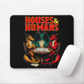 Houses And Humans Funny Tabletop Rpg Dice Game Par Mousepad (Mit Mouse)