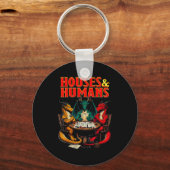 Houses And Humans Funny Tabletop Rpg Dice Game Par Schlüsselanhänger (Vorderseite)
