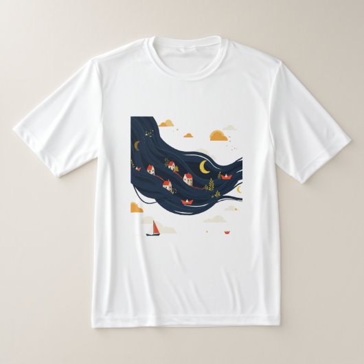 Houses in hair T-Shirt (Ablage )