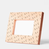 Housewärmendes Monogramm-Monogramm-Schnittholz Geätzte Rahmen (Links)