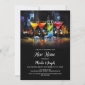 Housewarming Cocktail Party Einladung (Vorderseite)