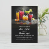 Housewarming Cocktail Party Einladung (Stehend Vorderseite)