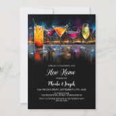 Housewarming Cocktail Party Einladung (Vorderseite)