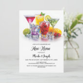 Housewarming Cocktail Party Einladung (Stehend Vorderseite)