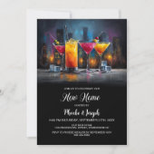 Housewarming Cocktail Party Einladung (Vorderseite)