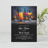 Housewarming Cocktail Party Einladung (Stehend Vorderseite)