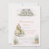 Housewarming Dinner Gathering Invitation Einladung (Vorderseite)