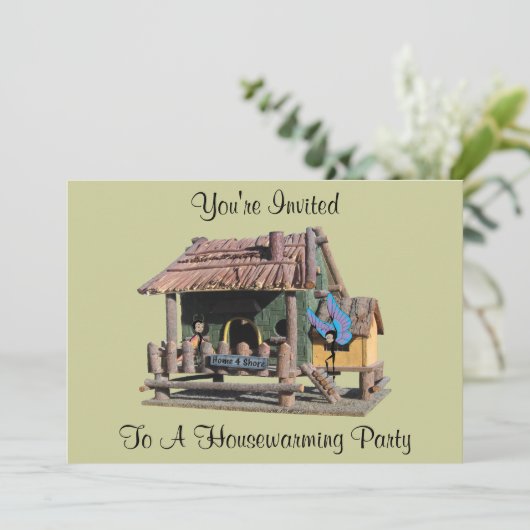 Housewarming Einladung (Stehend Vorderseite)