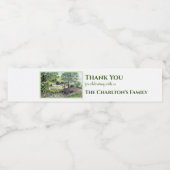 Housewarming Farmhouse Thirlmere Lake District UK Wasserflaschenetikett (Einzelnes Label)