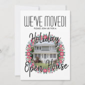 Housewärming Holiday Open House Party Einladung (Vorderseite)