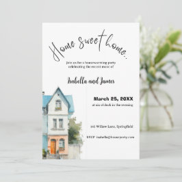 Housewarming Invitation • Home Sweet Home Einladung