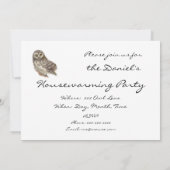 Housewärming Party Custom Einladung mit Schüssel (Rückseite)