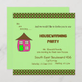 Housewarming-Party Einladung (Vorne/Hinten)