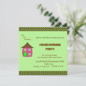 Housewarming-Party Einladung (Stehend Vorderseite)