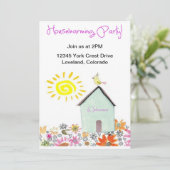 Housewarming-Party! Einladung (Stehend Vorderseite)